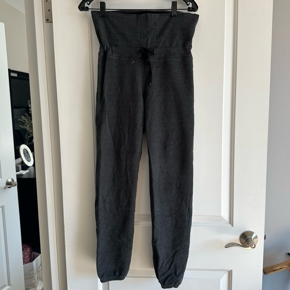 Lulu sweatpants (reversible high and low waisted)